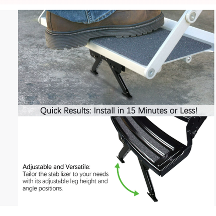 RV Step Stabilizer for Camping Trailer