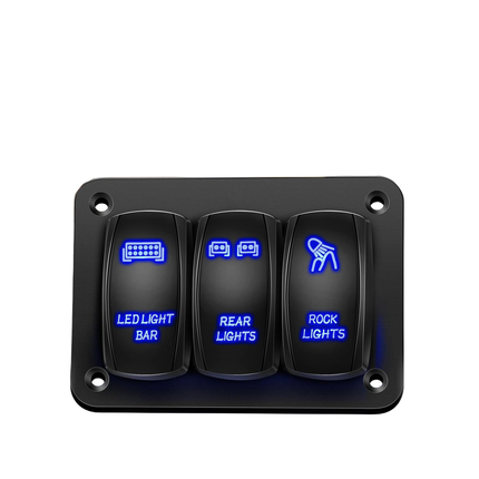 3 Gang Switch Panel - salelink.co.nz