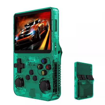 Handheld Game Console with Game Card - Green