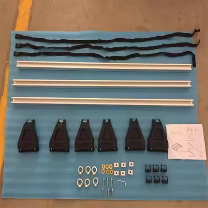Set of 3 Heavy Duty Roof Racks Suitable for Toyota Hiace 2007-2019