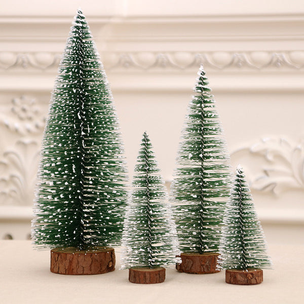 4x Mini Christmas Tree