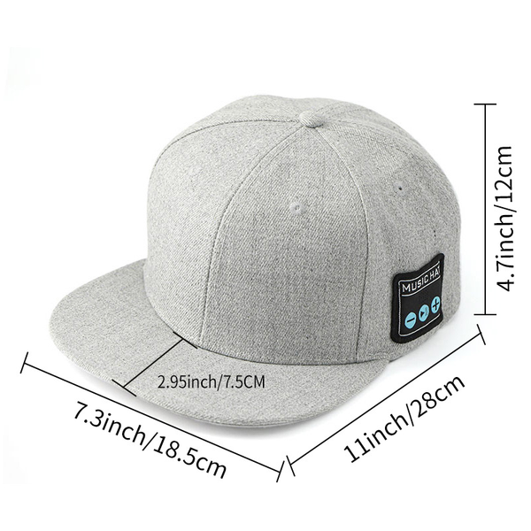 Baseball Cap with Bluetooth Stereo Music Speakers Wireless Headphone Headset
