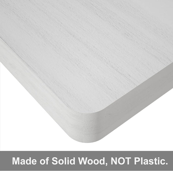 Mini Floating Shelves Wall Mounted Set of 4 White