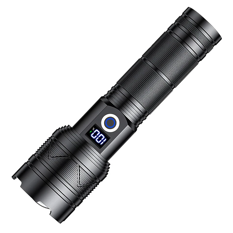 LED Torch Flashlight Light Rechargeable Camping Outdoor