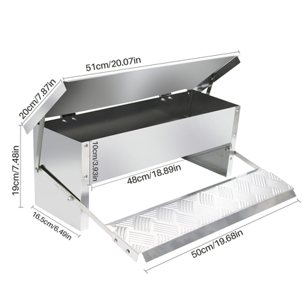 Automatic Chicken Food Feeder Treadle Self Opening Feeder