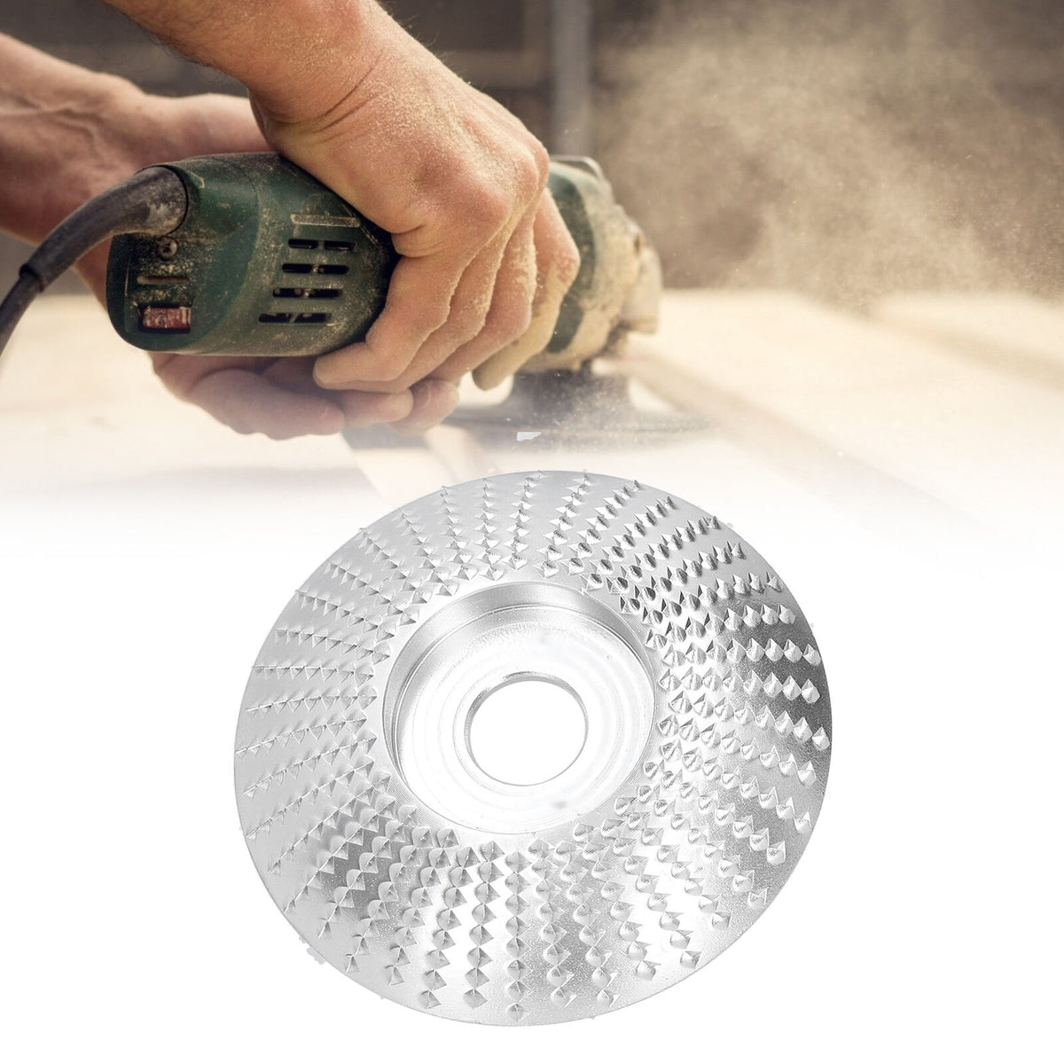 125mm Wood Shaping Disc Carving Angle Grinder Grinding Accessories Pra ...