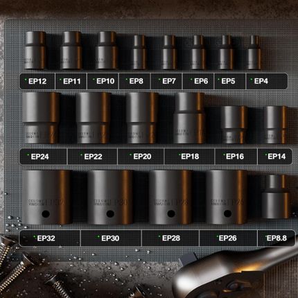 19PCS External Torx Plus Socket Set