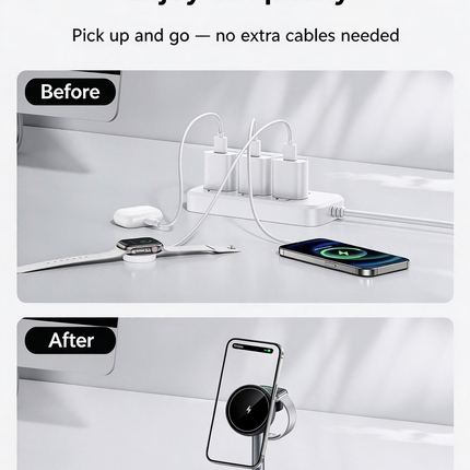 3 in 1 Wireless Charger for Apple