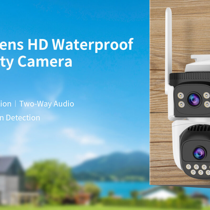 Vstarcam Outdoor Security Camera Dual Lens - salelink.co.nz