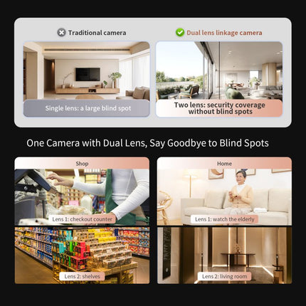 Dual Lens Security Camera - salelink.co.nz