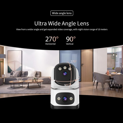 Dual Lens Security Camera - salelink.co.nz