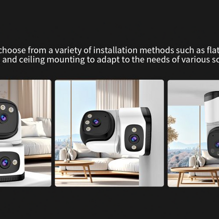 Dual Lens Security Camera - salelink.co.nz