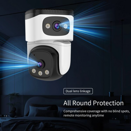 Dual Lens Security Camera - salelink.co.nz