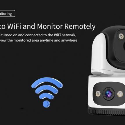Dual Lens Security Camera - salelink.co.nz