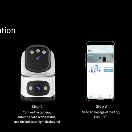 Dual Lens Security Camera - salelink.co.nz