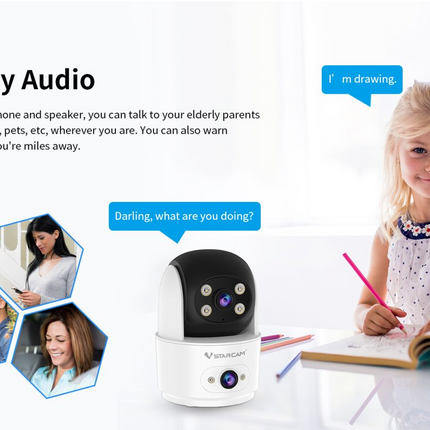 Vstarcam CS996DR Indoor Security Camera - salelink.co.nz