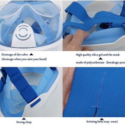 Black - S/M Snorkeling Snorkel Mask