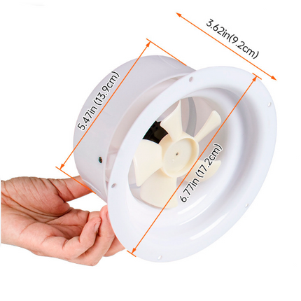 RV Solar Ventilation Fan Solar Powered Ceiling Vent with Fan