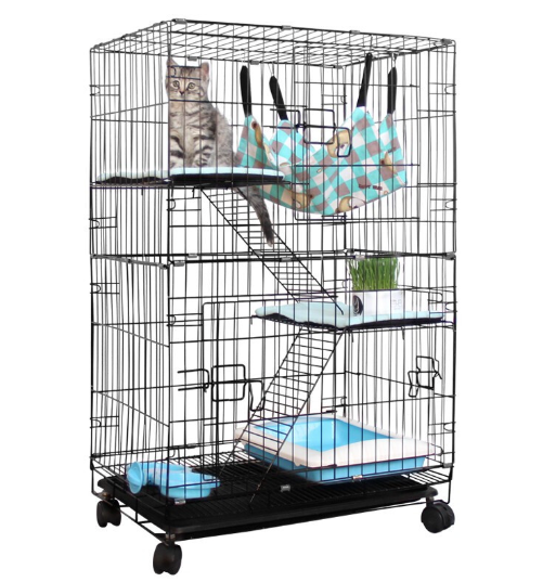 Pets Cat Playpen Cat Cage 3-Tier