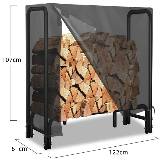 122x61x107cm Firewood Rack Cover