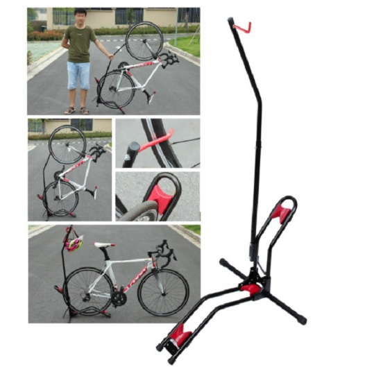 Vertical & Horizontal Adjustable Bicycle Floor Parking Rack