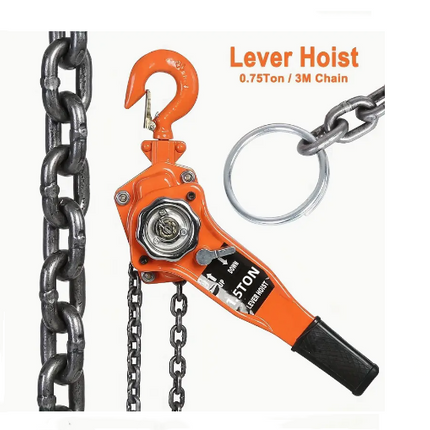 1.5T Steel Heavy Duty 3M Lever Block Chain Hoist
