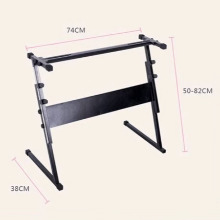 61 Electronic Keyboard Piano with Stand  - 2.2cm Keyboard