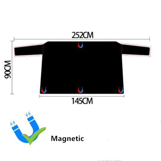 Car Rear Windshield Snow Ice Cover with Magnetic