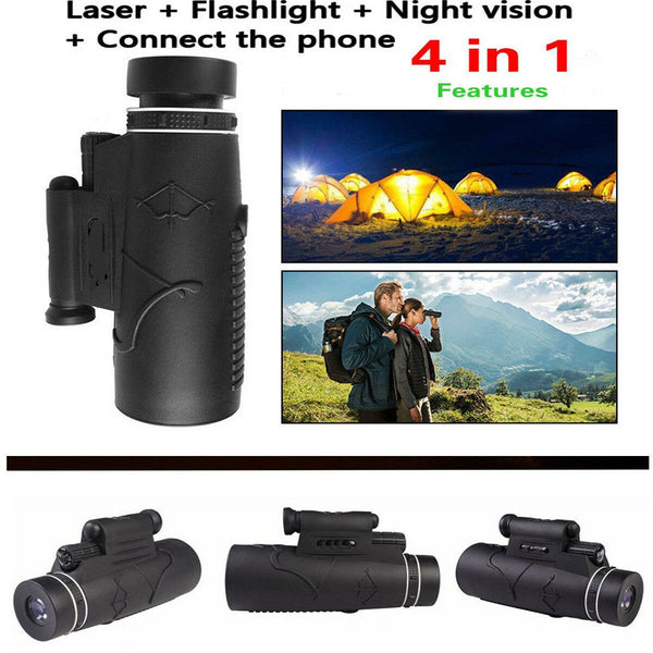 Night Vision Monocular Telescope 50X Outdoor for Hunting