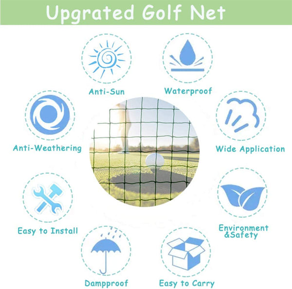 3x3M Golf Practice Net Golf Training Mesh Netting