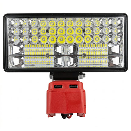 8 Inch LED Work Light Fits Milwaukee 18V Battery