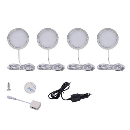 4x 12V LED Down Light Cabin Ceiling Lamp Caravan Camper Trailer Car RV White - salelink.co.nz