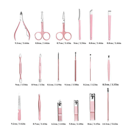 18PCS Nail Manicure Pedicure Set