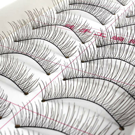 10 Pairs False Fake Eyelashes - salelink.co.nz