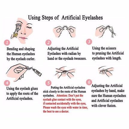 10 Pairs False Fake Eyelashes - salelink.co.nz
