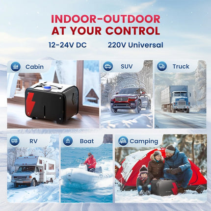 8KW Diesel Air Heater 12V 24V 240V Bluetooth App