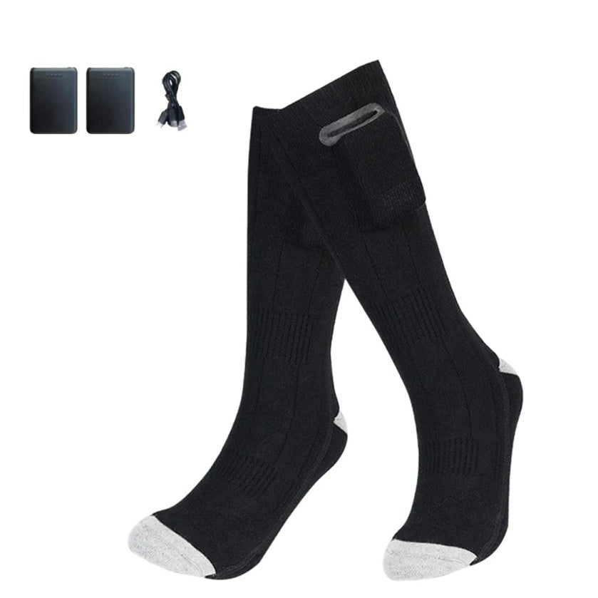 Electric Heated Socks Black