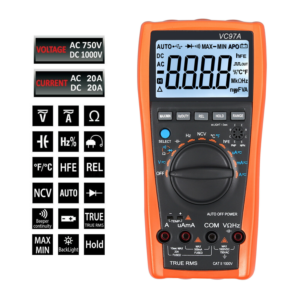 RMS Digital Multimeter Tester