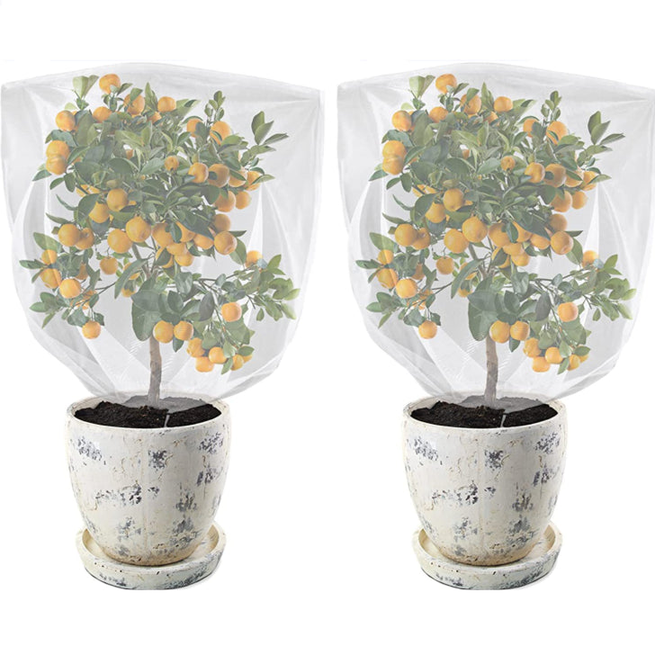 2PCS Plant Cover Bag Fruit Fly Net Insect Mesh