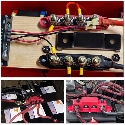 2PCS Battery Power Distribution Terminal Block Set - salelink.co.nz