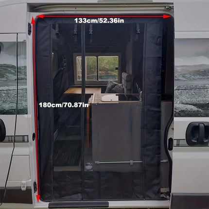 RV Door Curtain Mosquito/Fly Prevention Sunshade Curtain - salelink.co.nz
