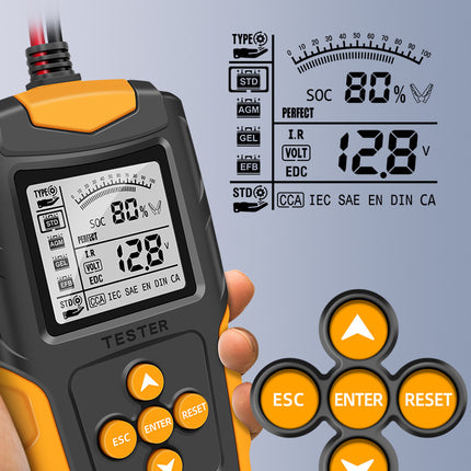 Car Battery Tester 12V 24V