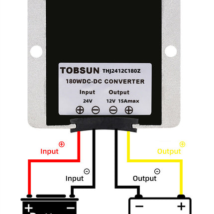 DC/DC Converter Regulator 24V Step Down To 12V 15A 180W