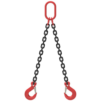 1m Heavy Duty Lifting Chain Sling Lifts 1 Ton With 2 Legs