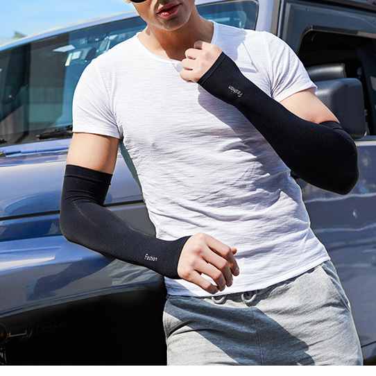 Cooling Sport Arm Sleeves Sun UV Protection Covers Cycling Golf Tennis