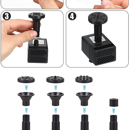 Solar Power Fountain Garden Pond Water Pump