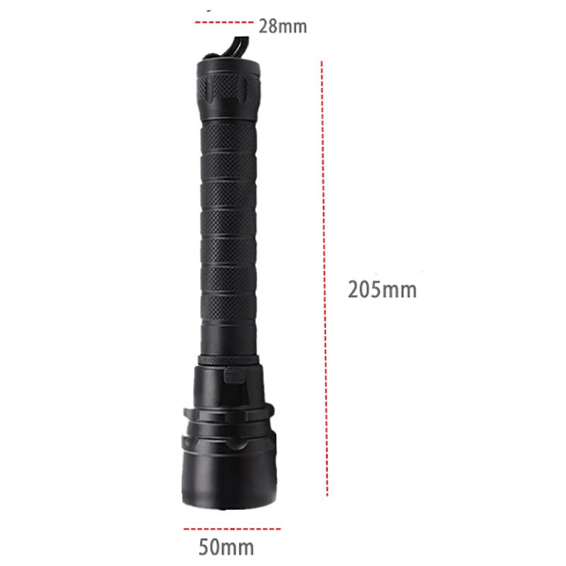 5000lumen t6 led zoom flashlight torch rechargeable with 18650 battery Scuba Diving 5000Lumens Tactical Hunting Torch– Travel Laptop Backpack with Perfect for hunting with Model:21AN6102SPUL KGEB007