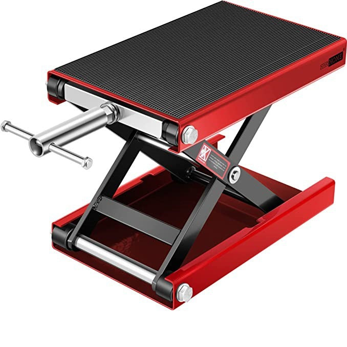 Motorcycle Scissor Lift Jack - Red