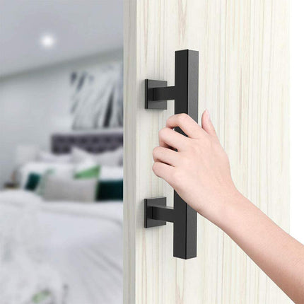 12'' Barn Door Handle Black - salelink.co.nz