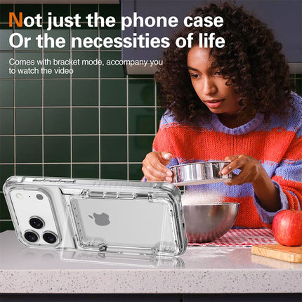 iPhone 17 Pro Max Case Clear Card - salelink.co.nz